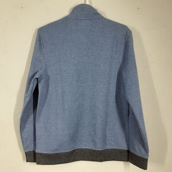 NWT Alfani Adult Mens Small Blue Heather 1/4 Zip Long Sleeve Sweater - Picture 6 of 8